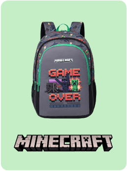Mochilas da Marca Minecraft